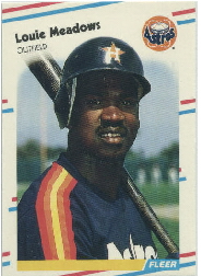 1988 Fleer Update Baseball Cards       092      Louie Meadows